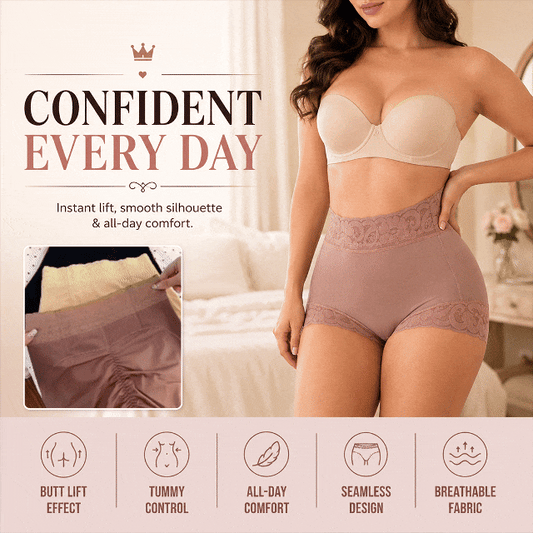 Women Classic Lace Butt Lifter Panty Smoothing Brief Buy 1 Get 1 Free