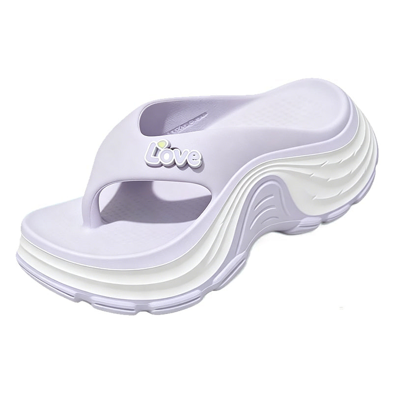 Women's Thick Sole Platform Flip Flops Heighten Summer Sandals