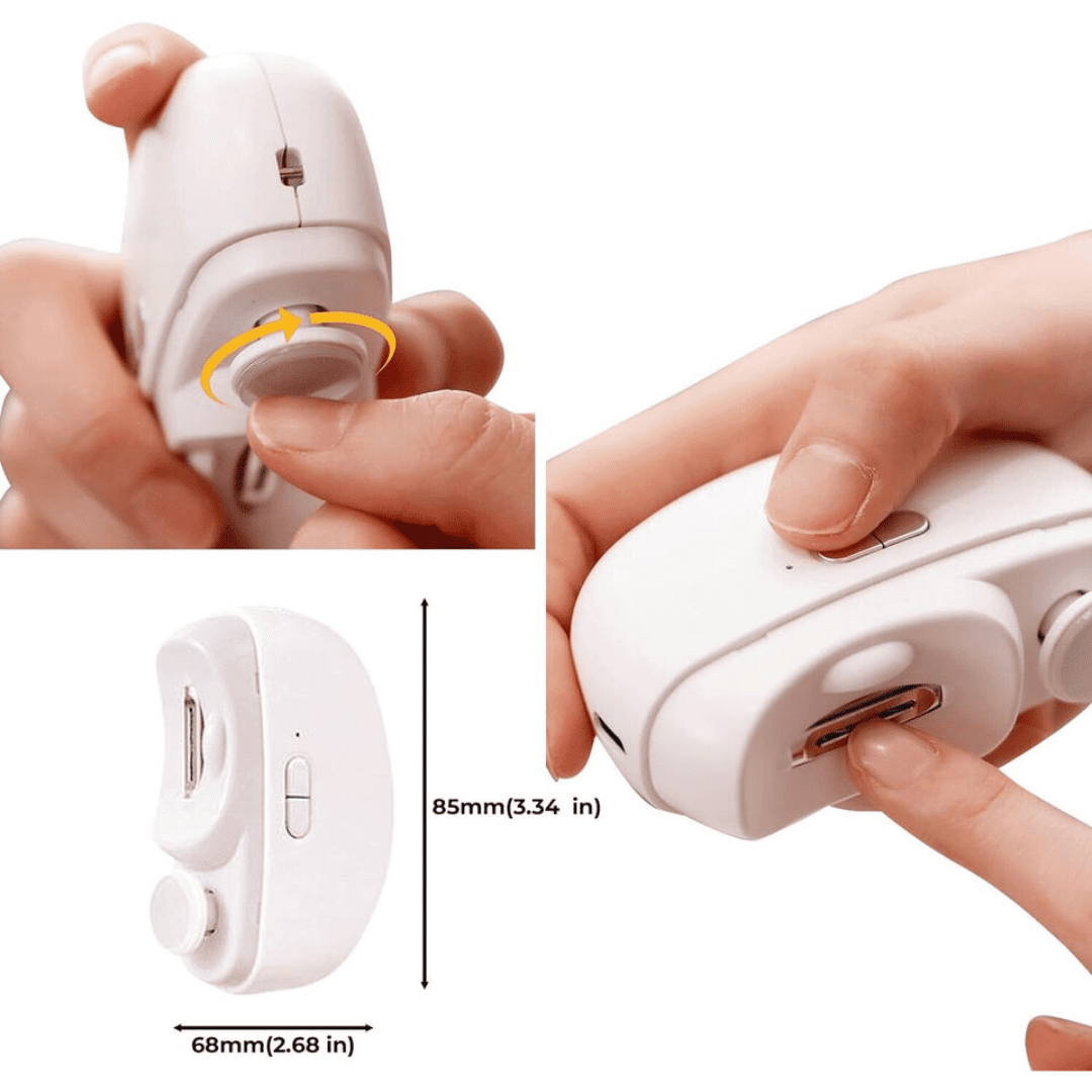 2-in-1 Pro Electric Nail Clipper & Polisher
