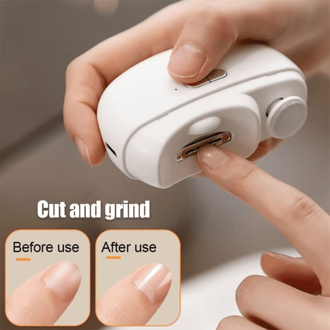 2-in-1 Pro Electric Nail Clipper & Polisher