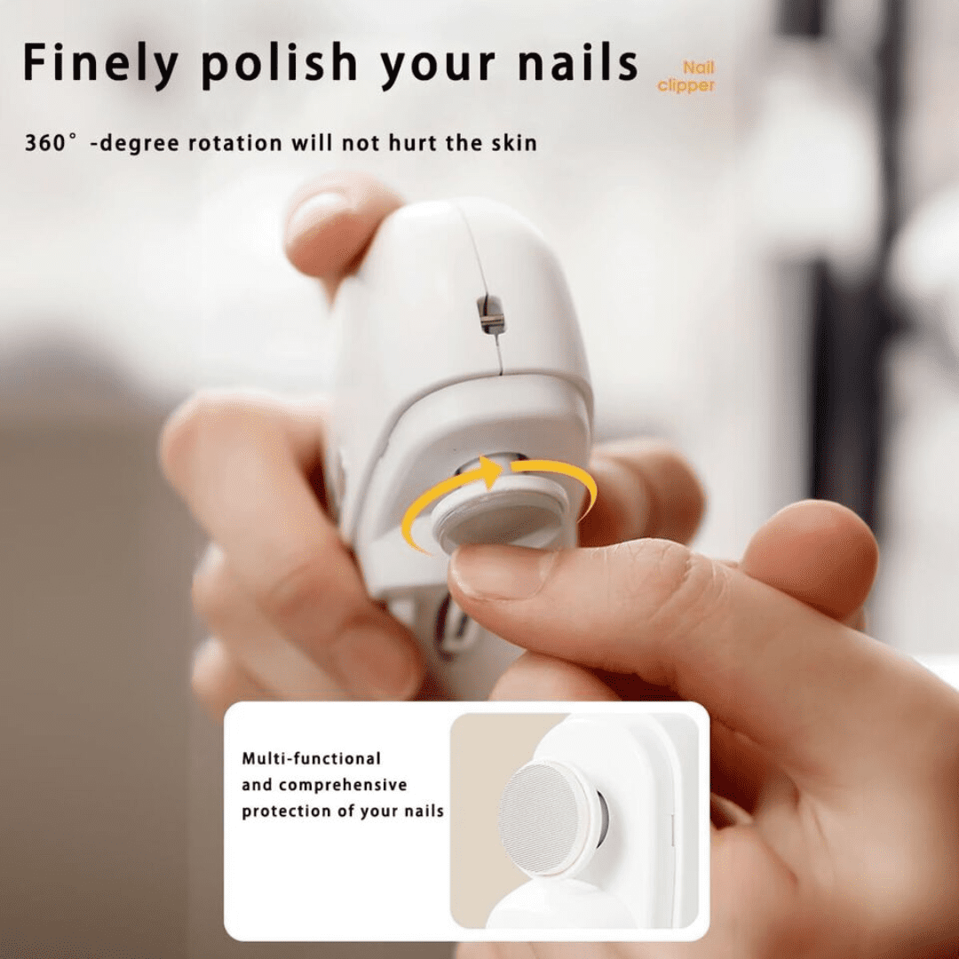 2-in-1 Pro Electric Nail Clipper & Polisher