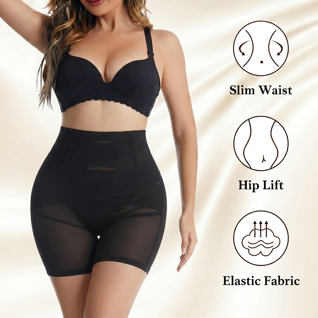 Lightweight Breathable Mesh Shapewear Pants
