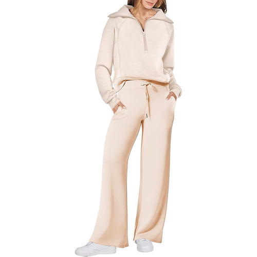 Women's 2-Piece Wide Leg Lounge Set