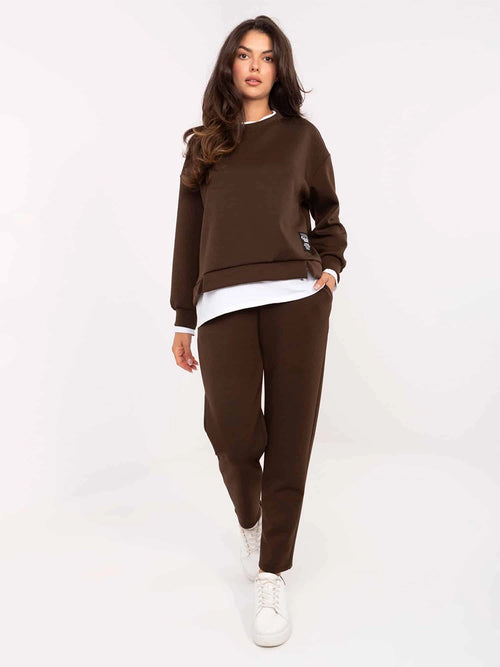 Women's Colorblock Sweatshirt and Pants Set