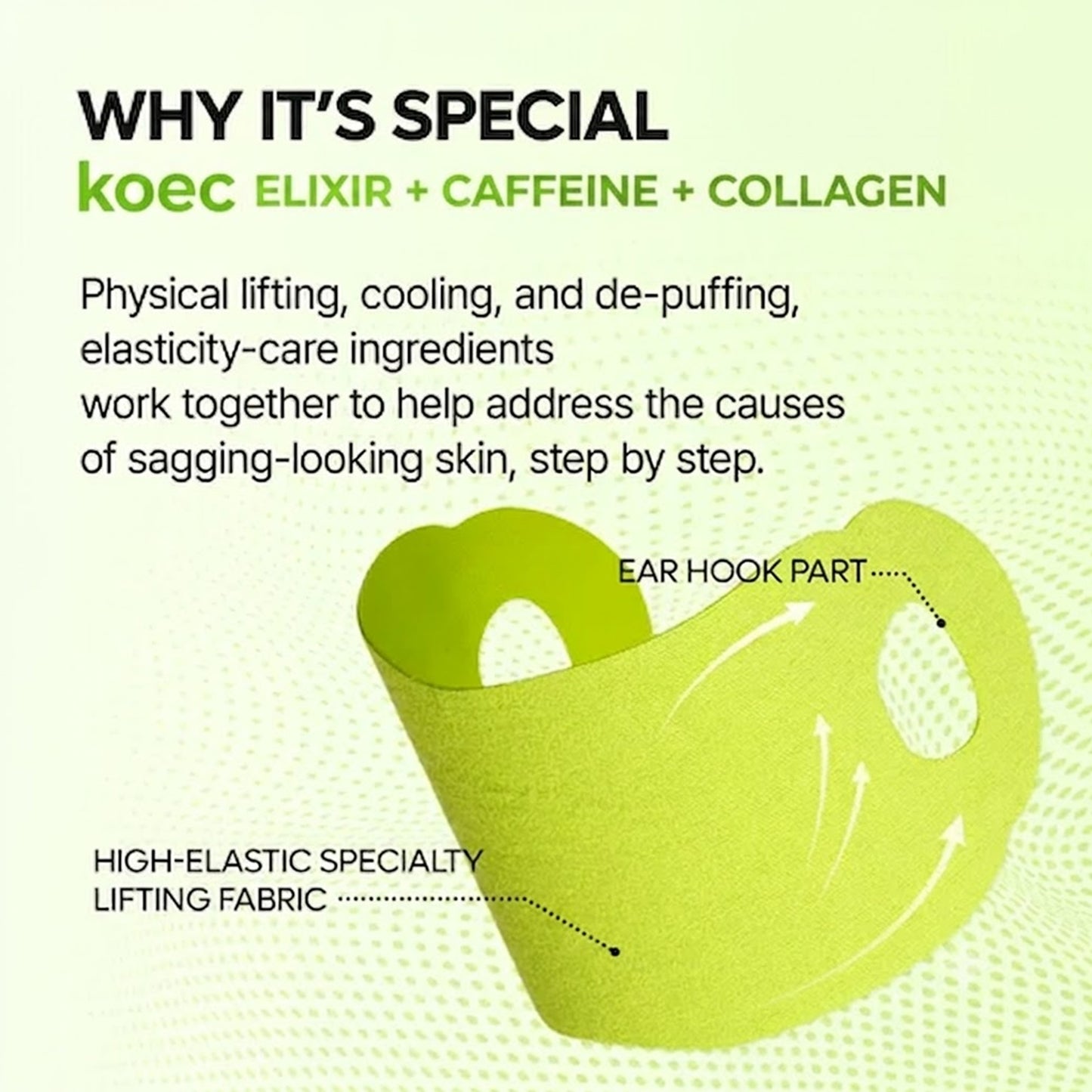 KOEC Cactus V-Shaped Collagen Firming Mask 2 Pack