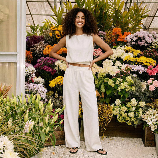 Summer T-Shirt & Long Pants Set