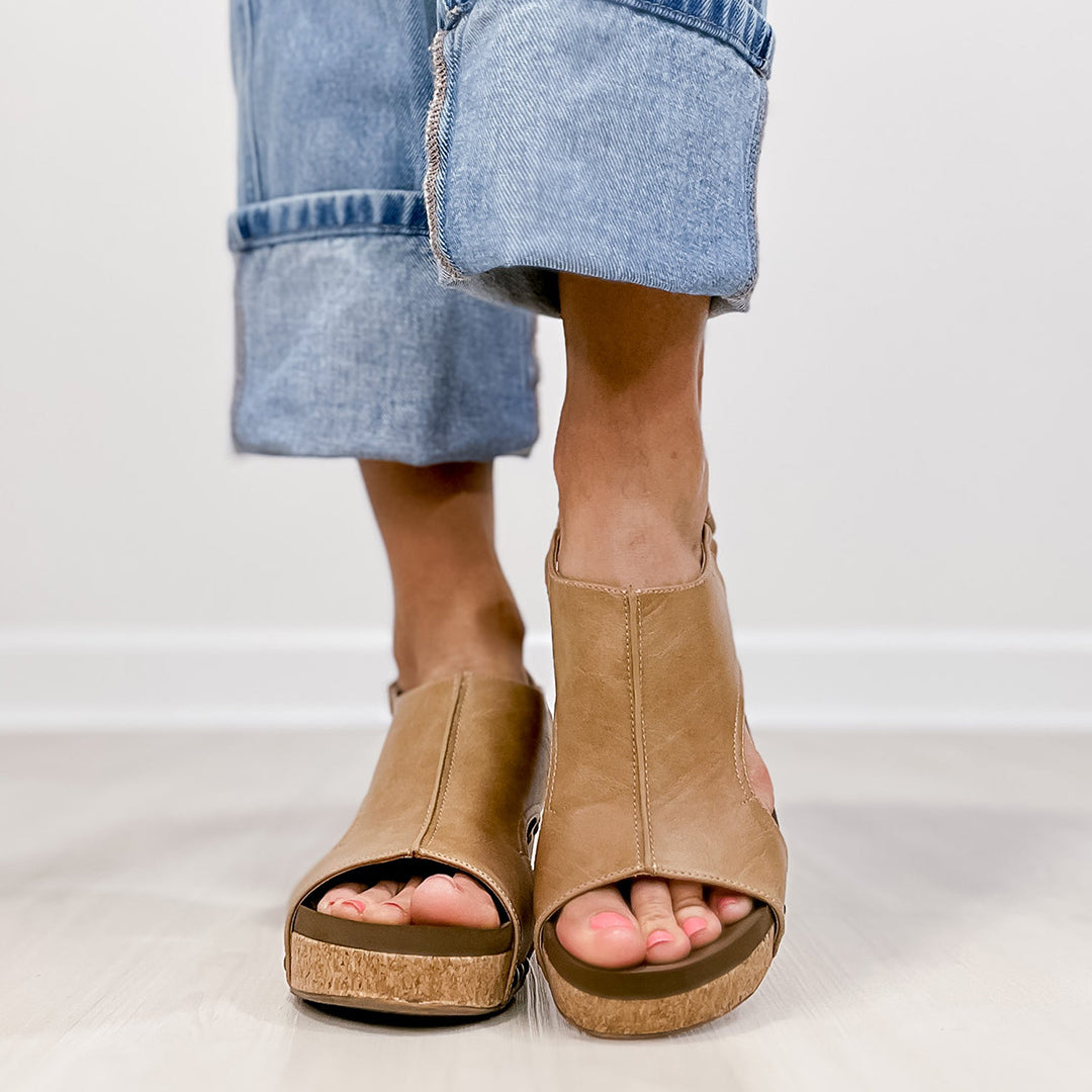 Plus Size Studded Genuine Leather Platform Sandals