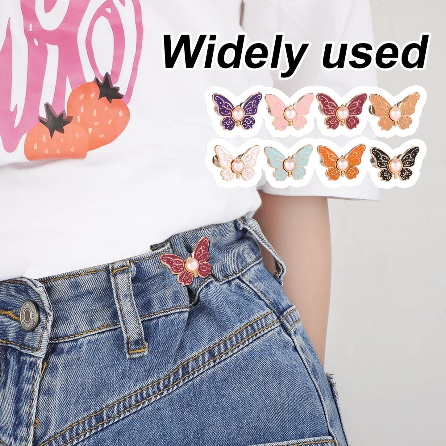 🔥4Pcs Butterfly Pants Waist Tightener