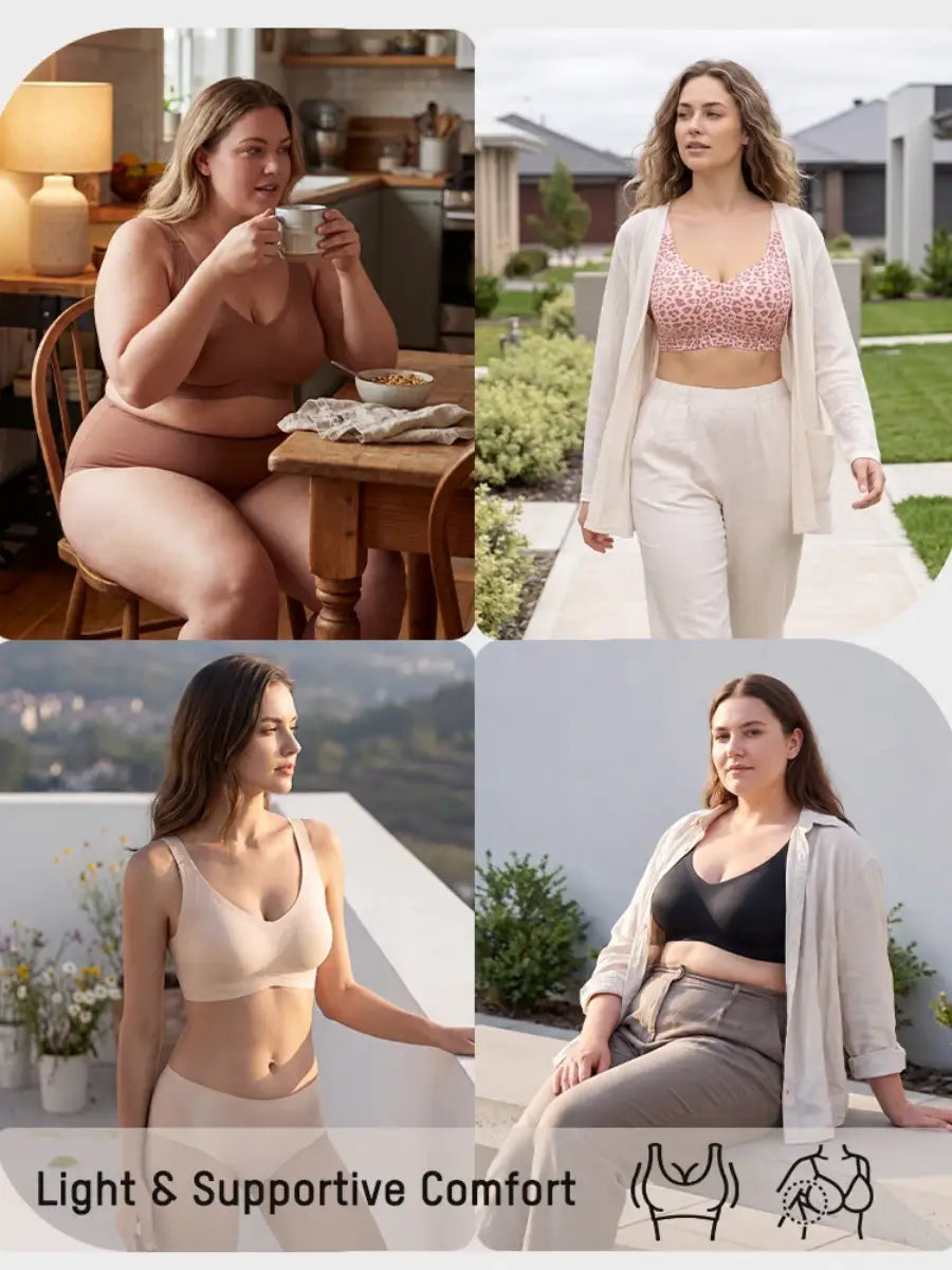 Women's Wireless Full-Coverage Smoothing Bra