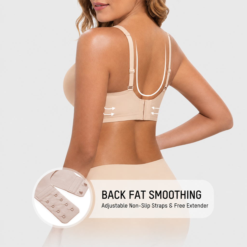 Wireless Seamless Push-Up Bra 2-Piece Set