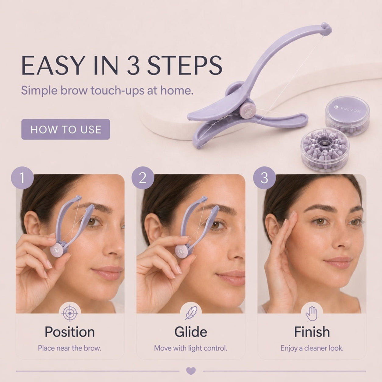 Manual Facial Hair Threading Tool
