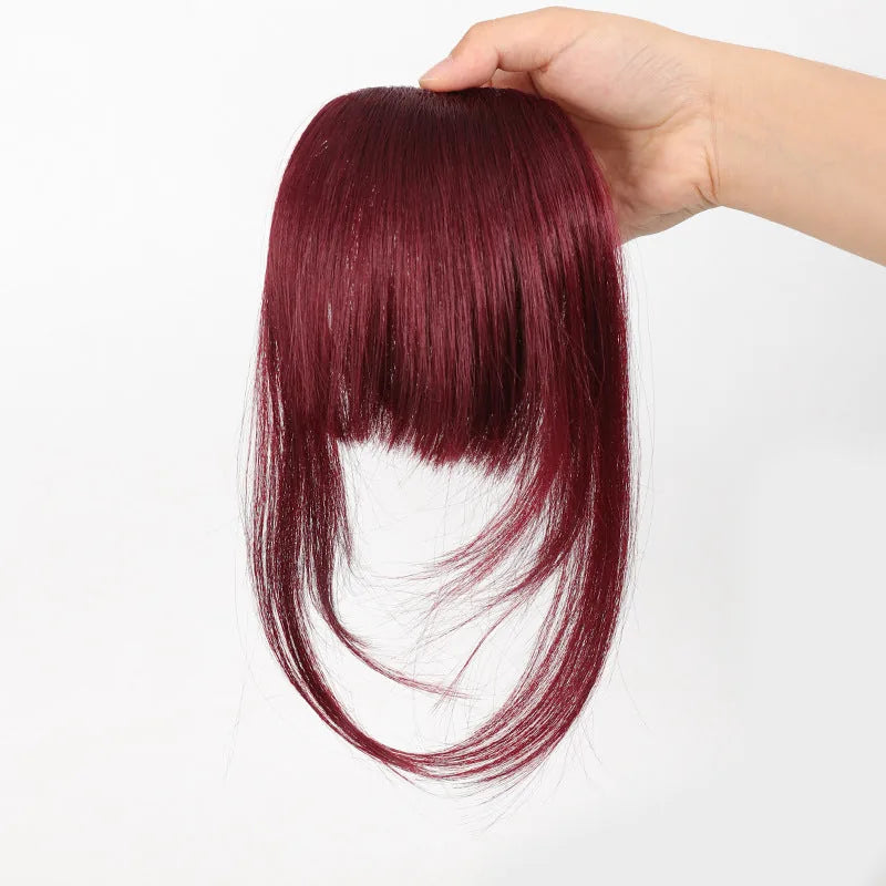 Natural-Look Clip-In Bangs Hairpiece