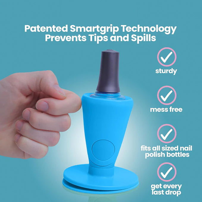 Hinge Anti-Tip Nail Polish Bottle Holder 2 Pcs