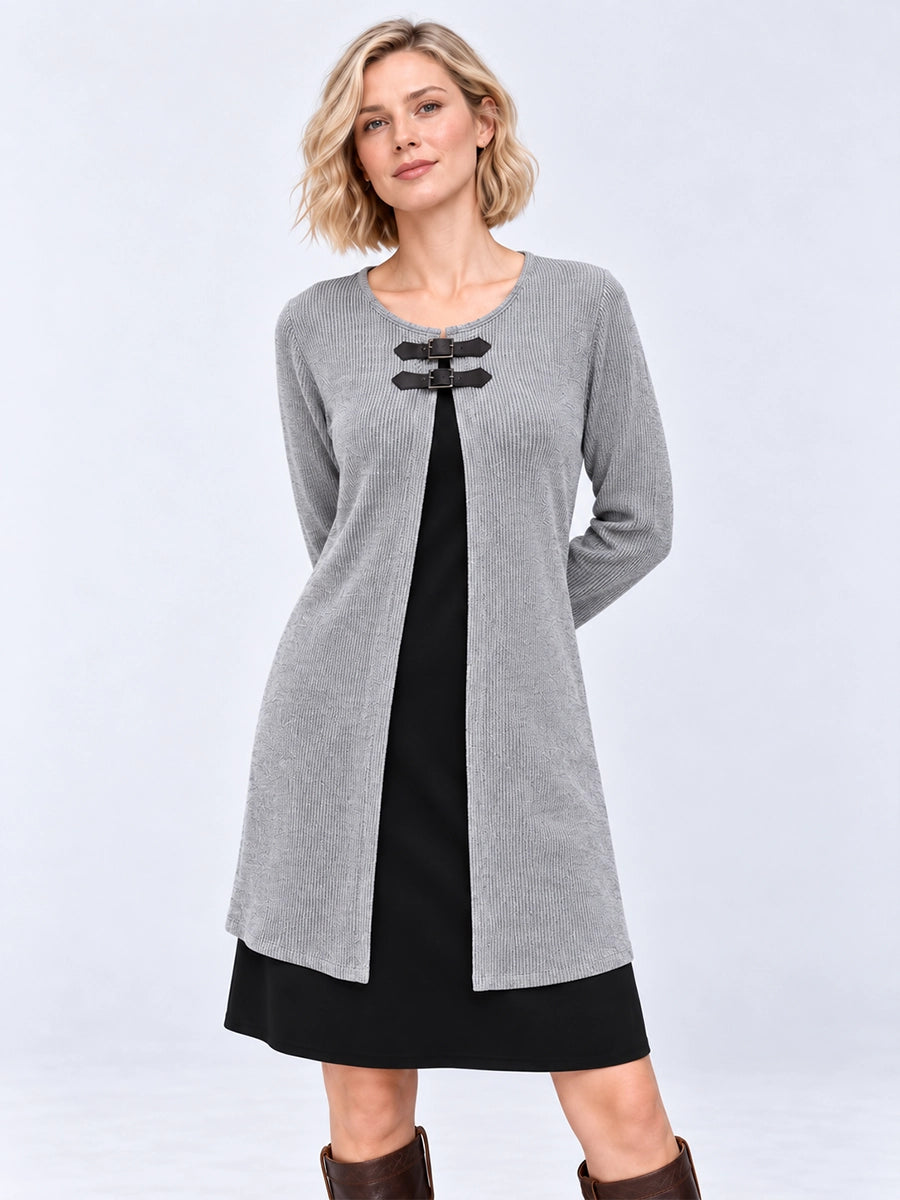 Women's Colorblock Knit Dress