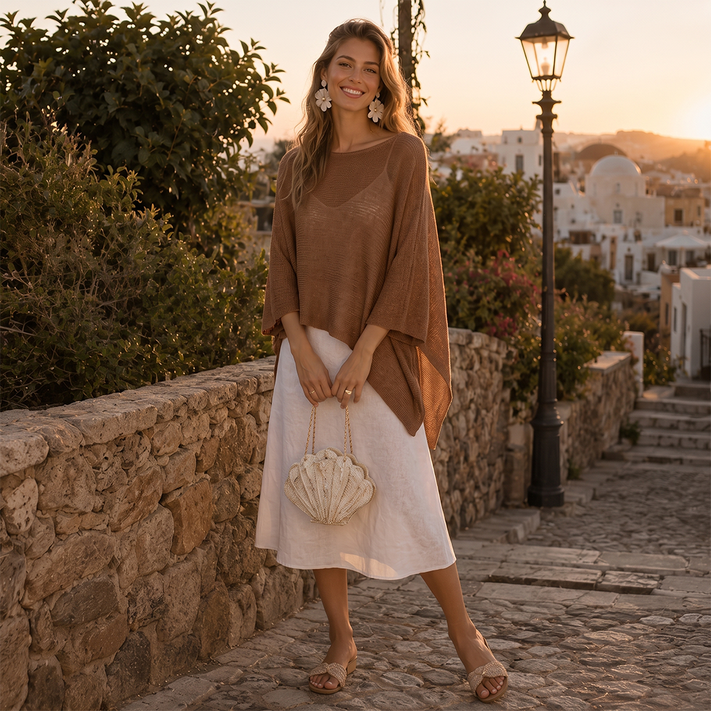 Irregular Casual Loose Summer Knit Shawl