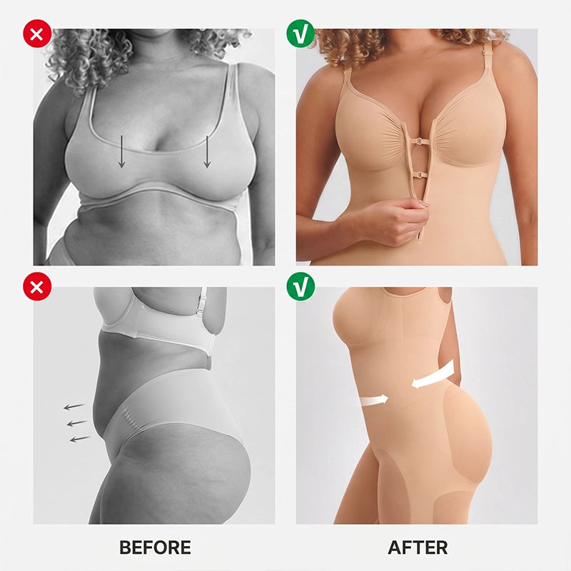 Seamless Tummy-Control Butt-Lift Bodysuit