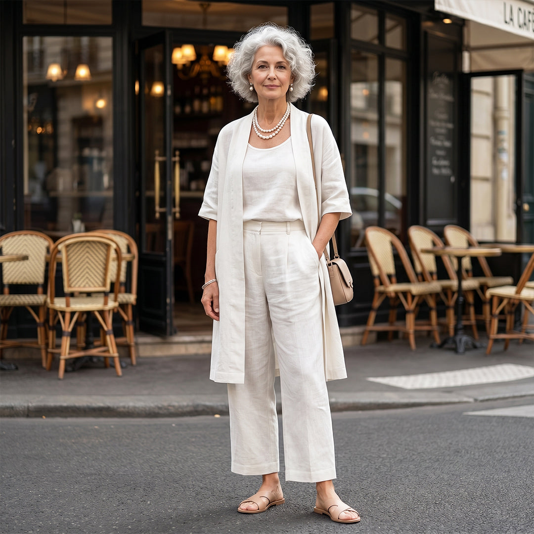 Minimalist Three-piece Set - Comfortable For Everyday Wear