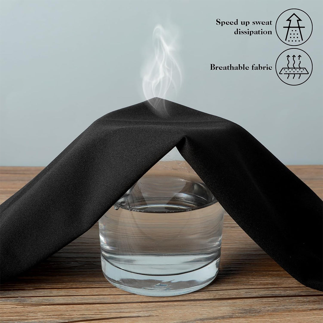 Cooling Shawl Arm Sleeves Sun Protection with Finger Hole Anti-UV-2 PCS