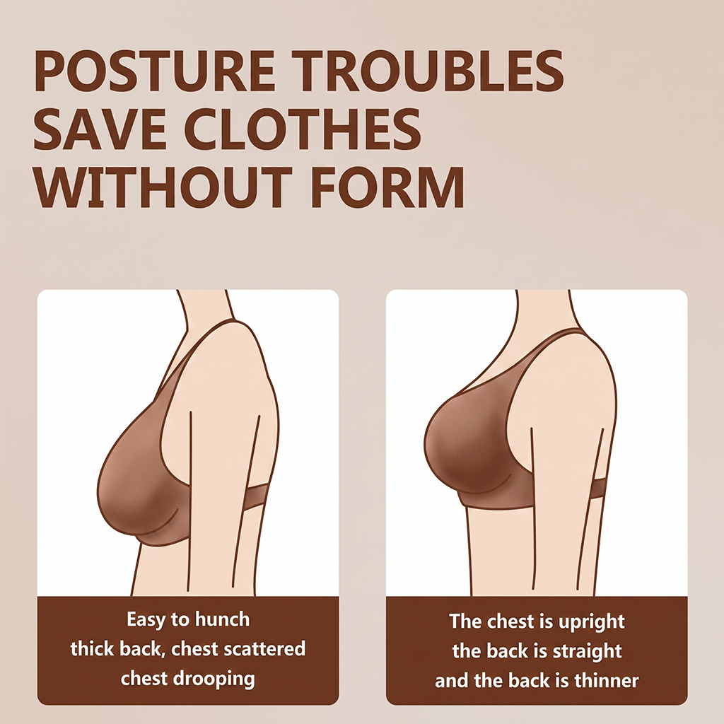Front-Closure Cross-Back Wireless Support Bra