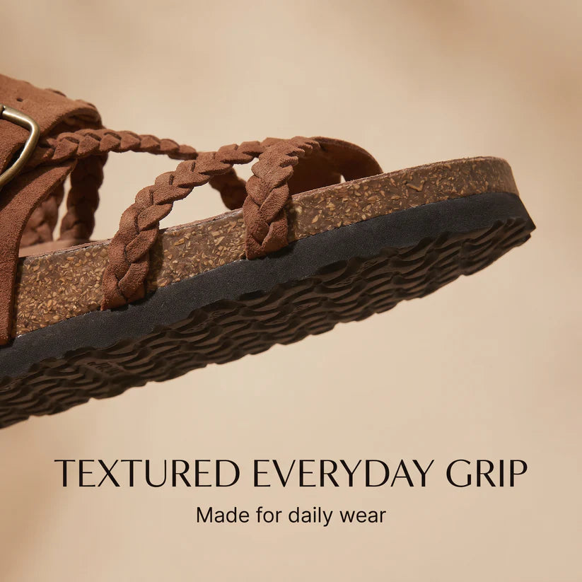 Hayleigh Braided Cork Sandals – Your Feet Called. They Want These