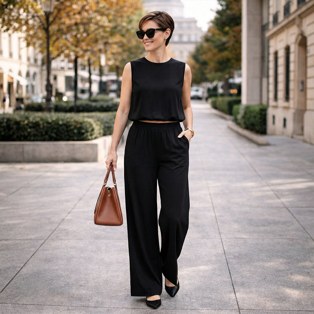 Summer T-Shirt & Long Pants Set