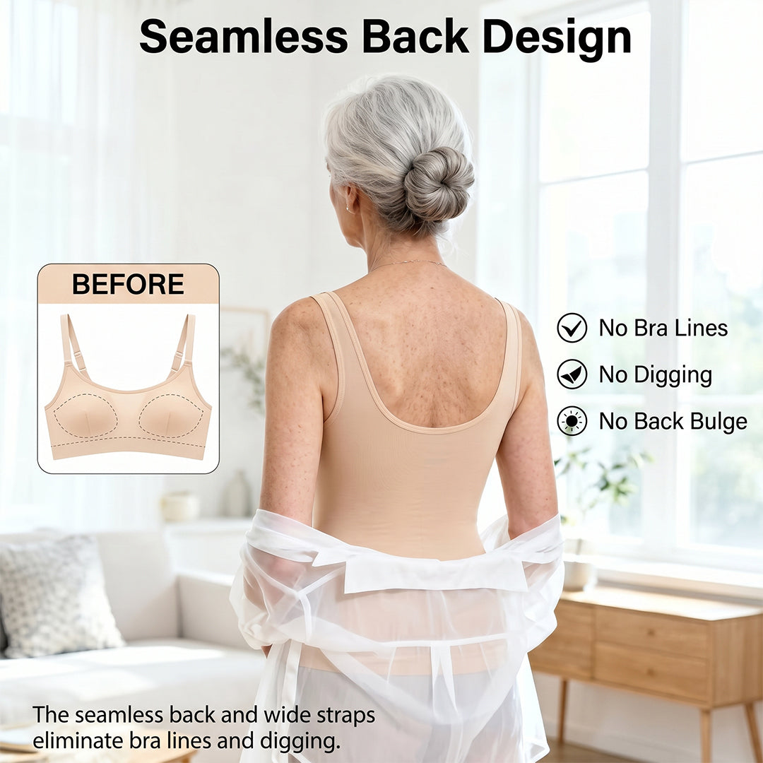 Women's U Neck Thermal Tank Tops with Built-In Bra