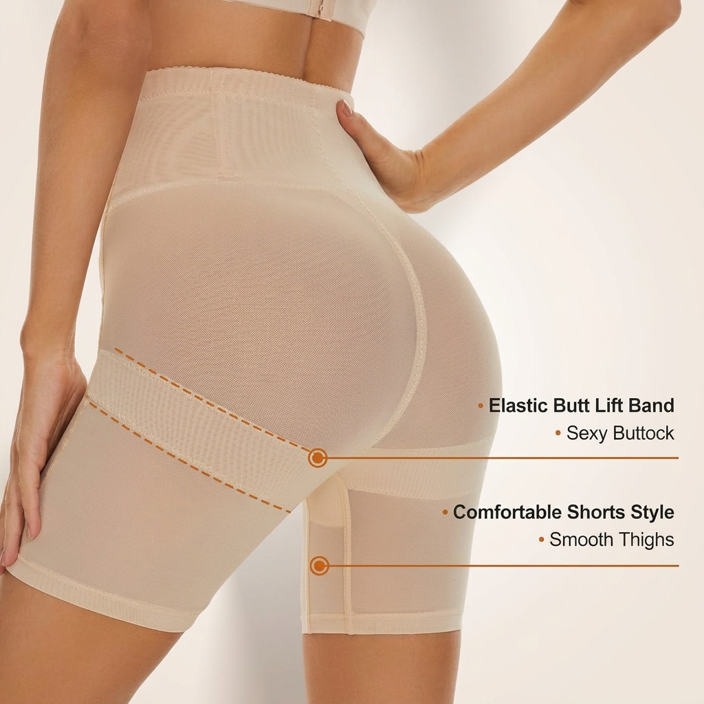 Lightweight Breathable Mesh Shapewear Pants