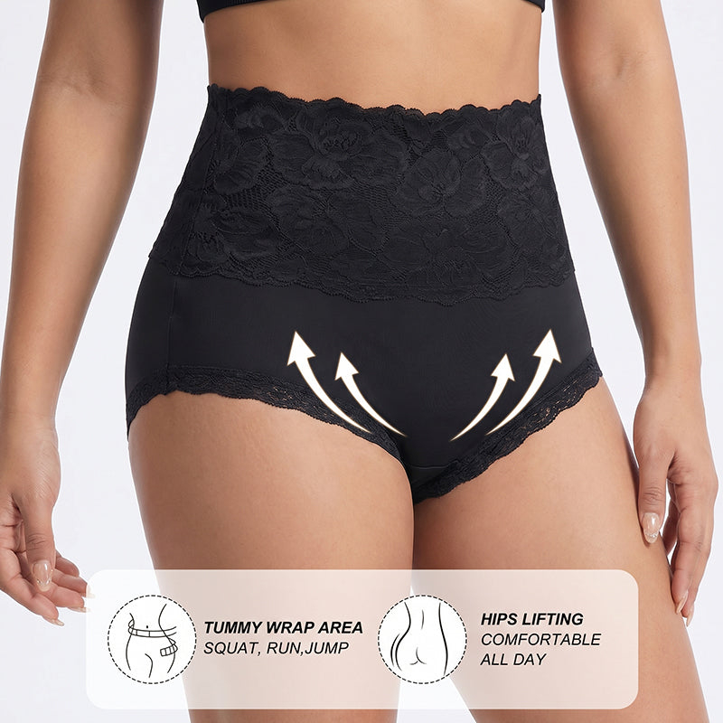 Lace Slimming Underwear 2 Pcs