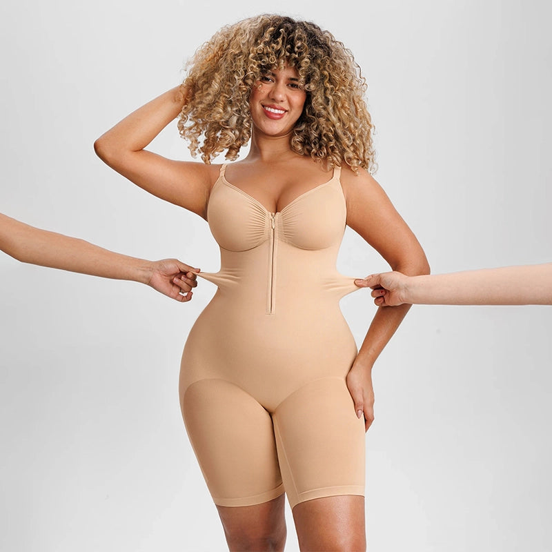 Seamless Tummy-Control Butt-Lift Bodysuit