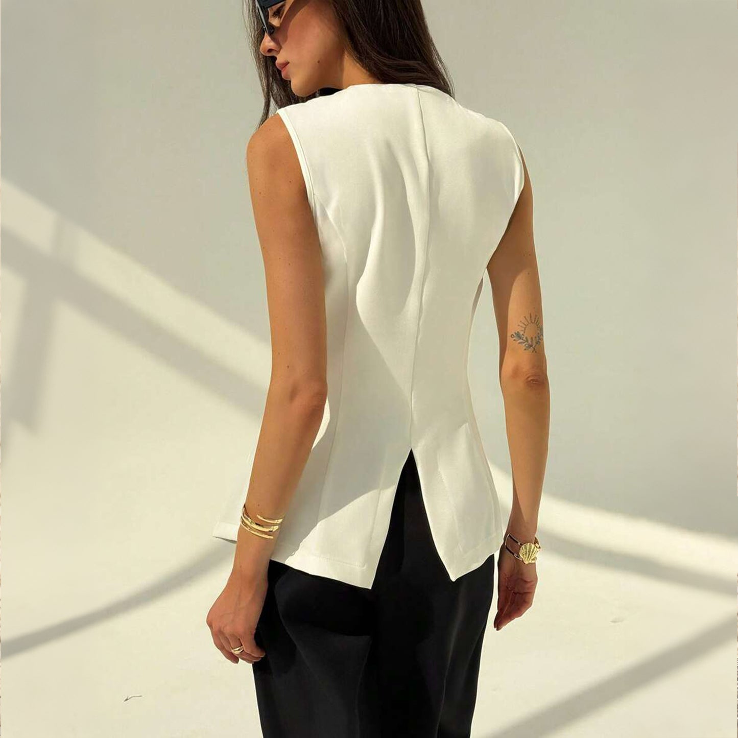Elia Knit Vest Blouse