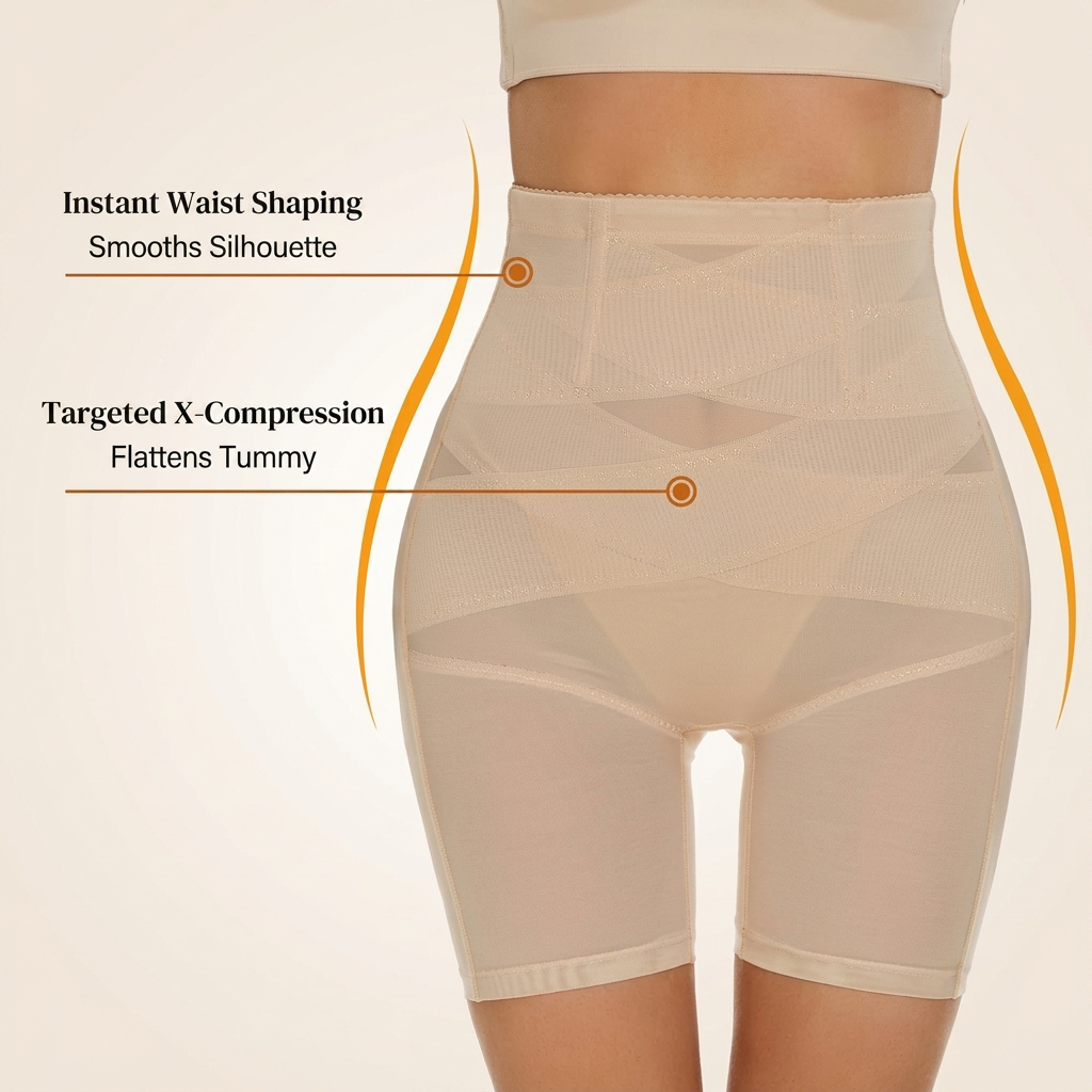 Lightweight Breathable Mesh Shapewear Pants