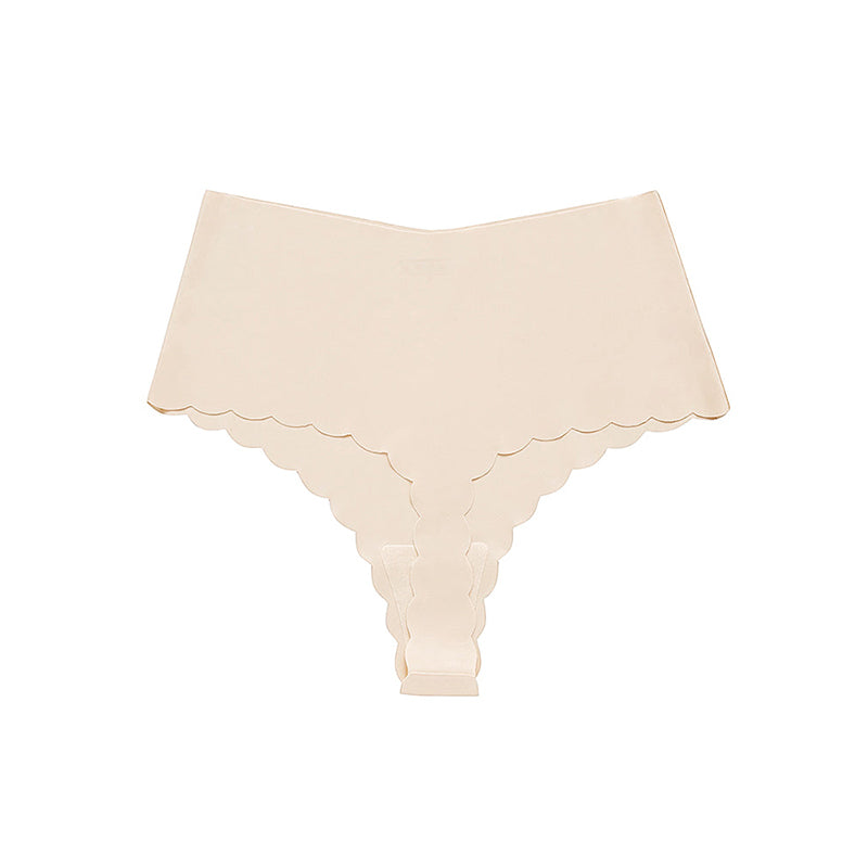 High-Waisted Seamless Ice Silk Thong 3 Pack