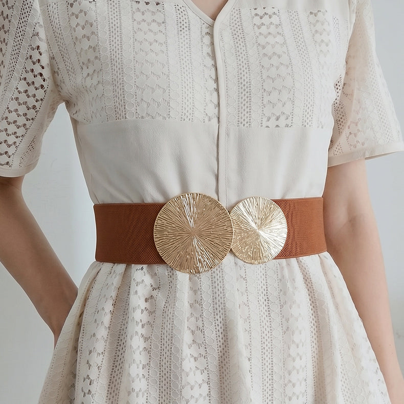 Wide Stretch Belts for Dress