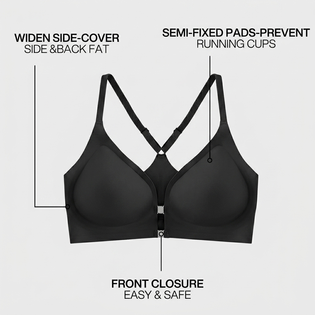 Sexy Seamless Front Closure Bras Buy 1 Get 1 Free