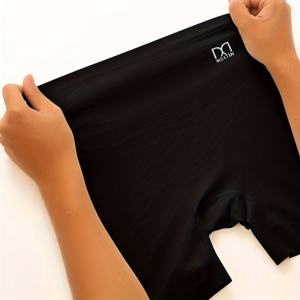 Ice Silk High Waist Shaping Safety Shorts 2 Pack