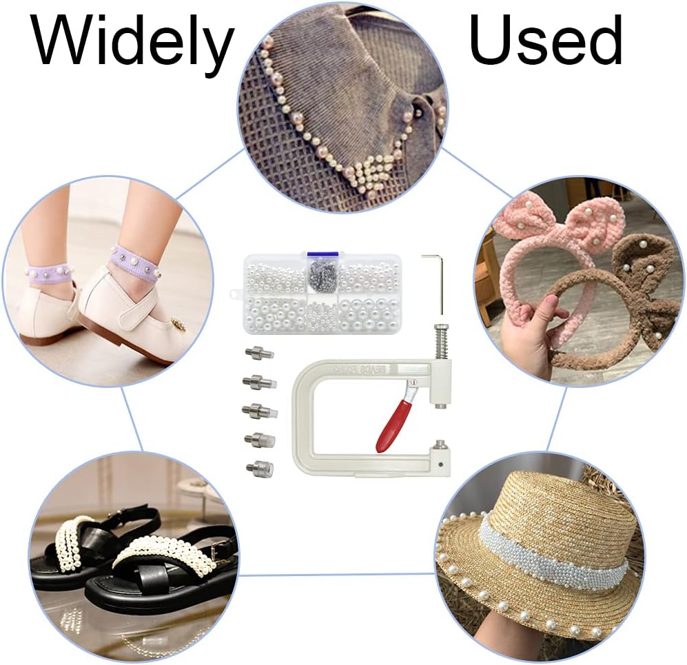 DIY Bead Decoration Tool Set（ with 2000 Beads & Accessories）