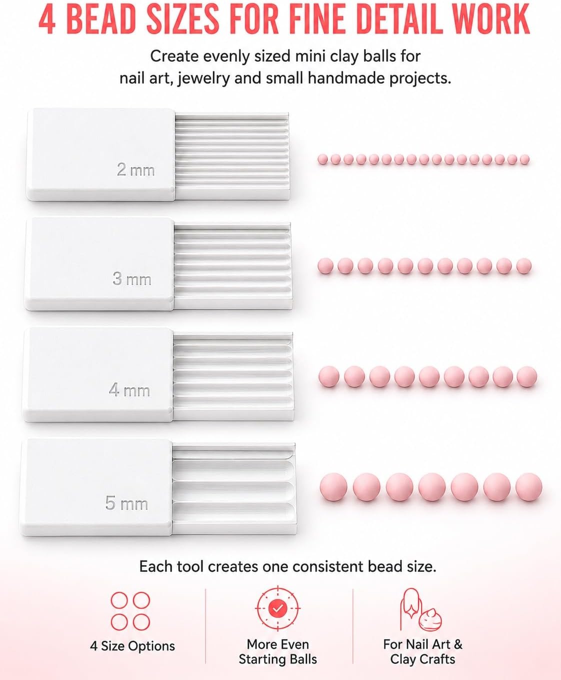3D Floral Nail Art Clay Tool Kit