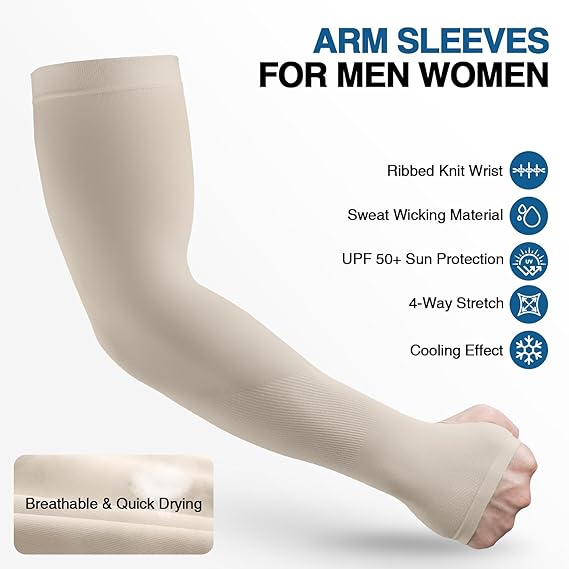 Sun Protection Ice Silk Sleeves 3 Pairs