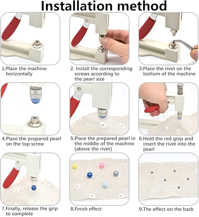 DIY Bead Decoration Tool Set（ with 2000 Beads & Accessories）