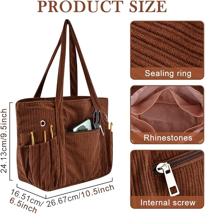 Yarn Knitting Storage Bag