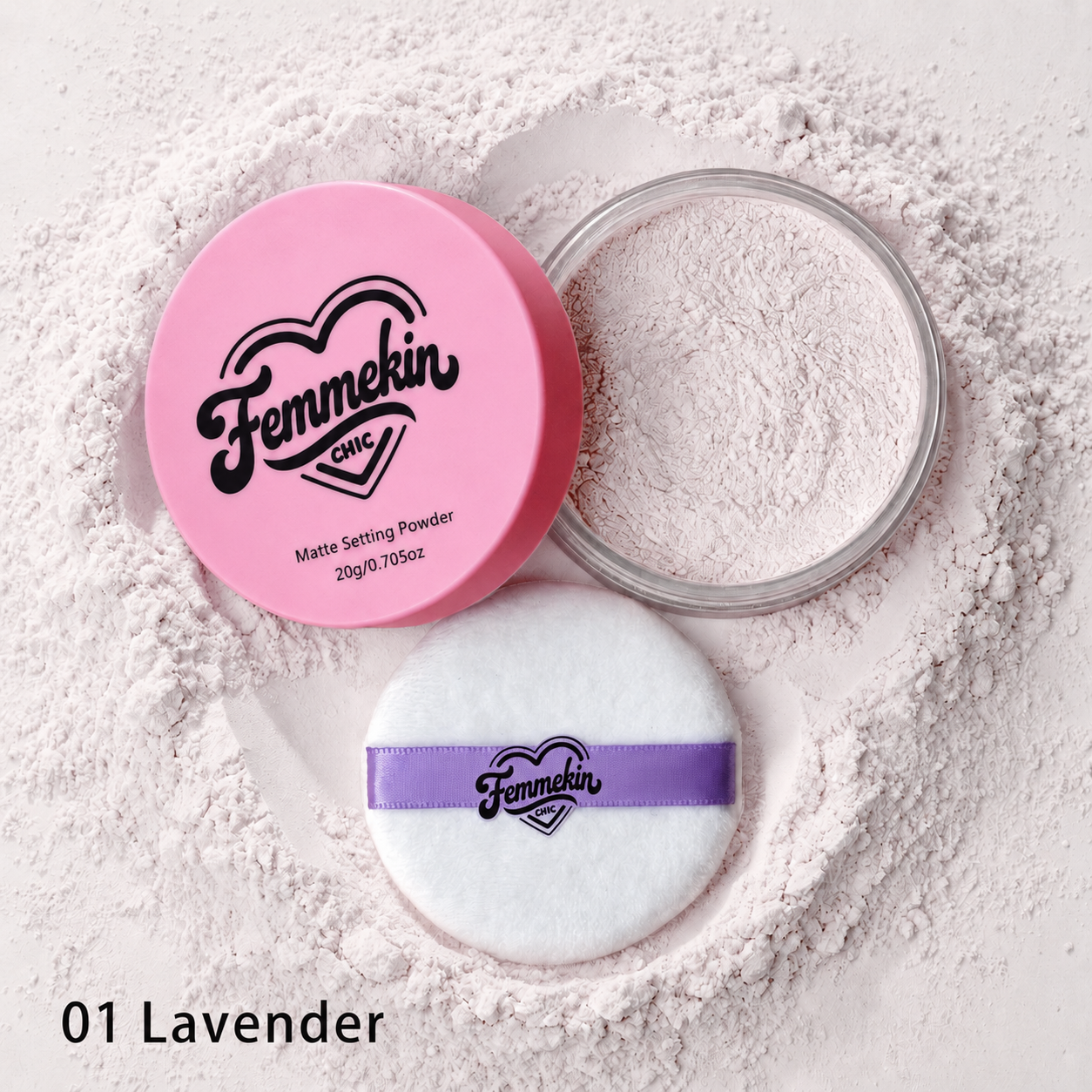 Chic Glow Setting Powder – Lightweight Blur & Translucent Finish