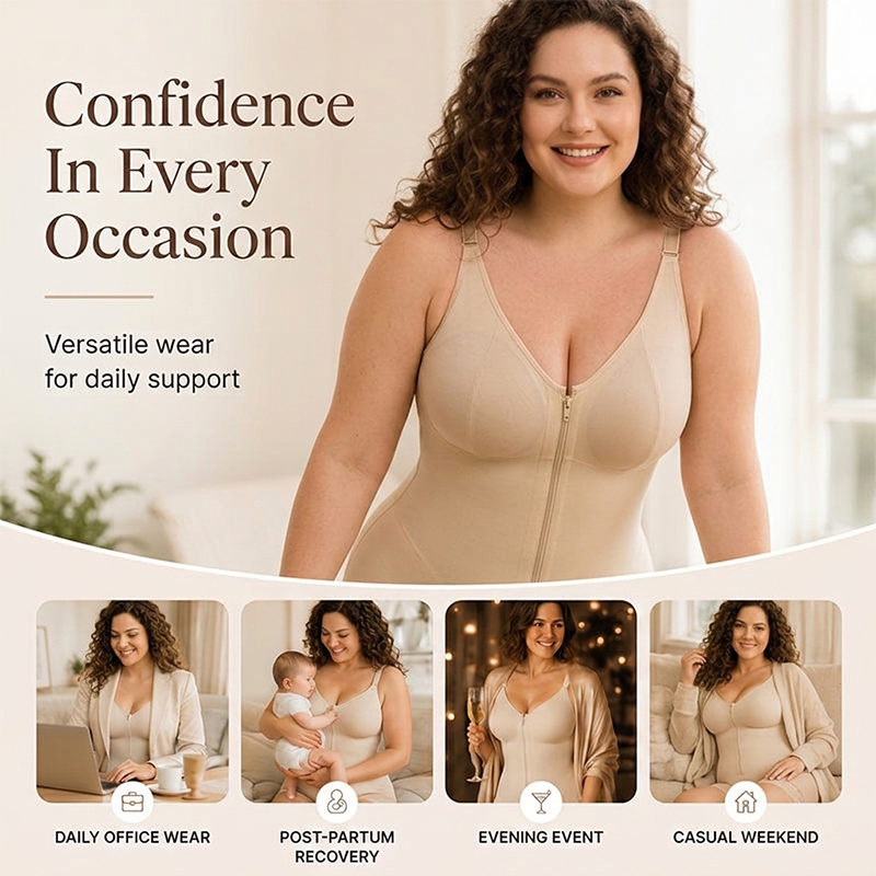 Overbust Tummy Control Shapewear Bodysuit