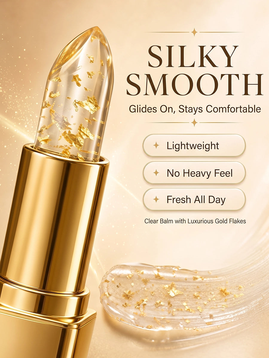 Clear Flower Lipstick with Color-Changing Tint