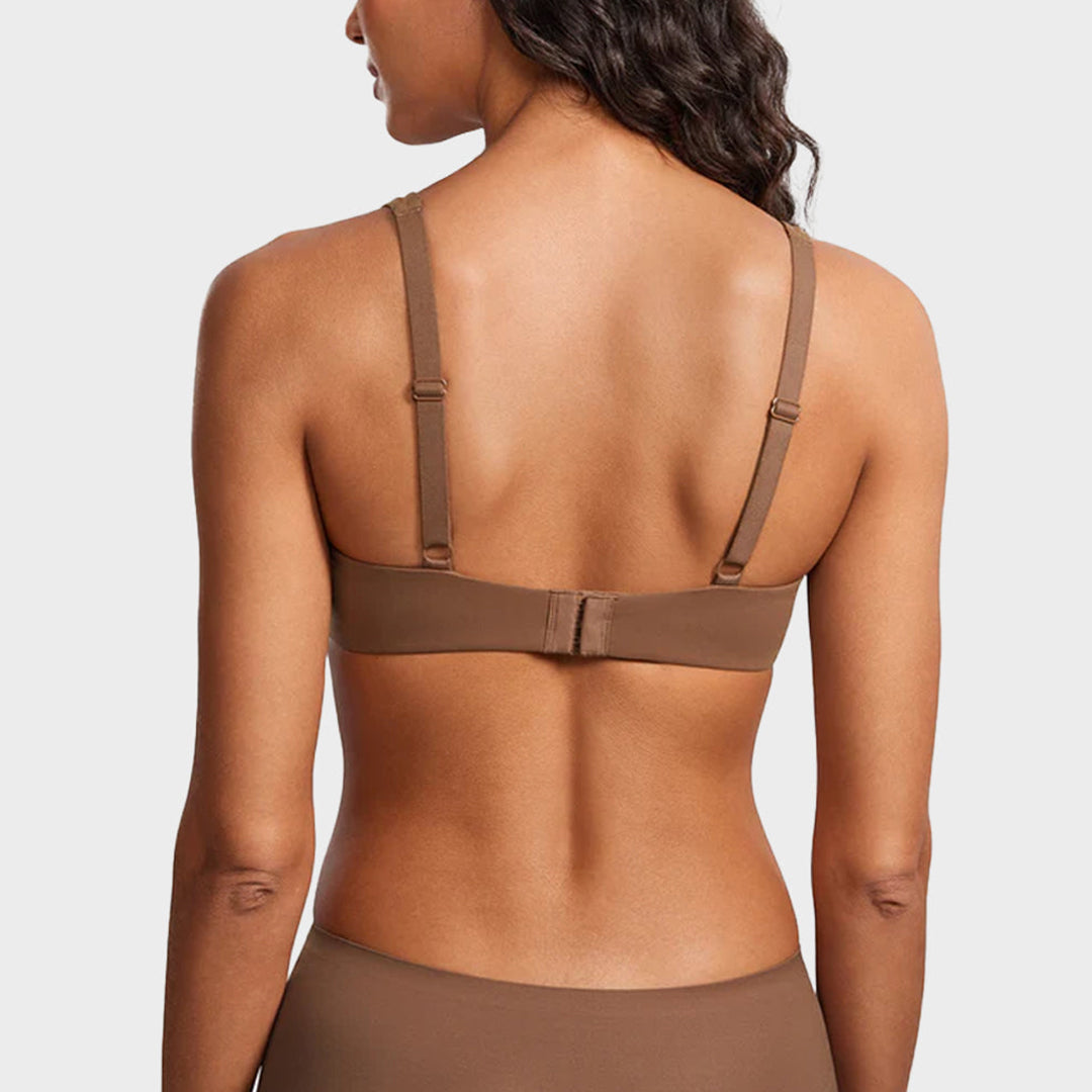 Underwire Support Seamless Unlined Balconette Bra