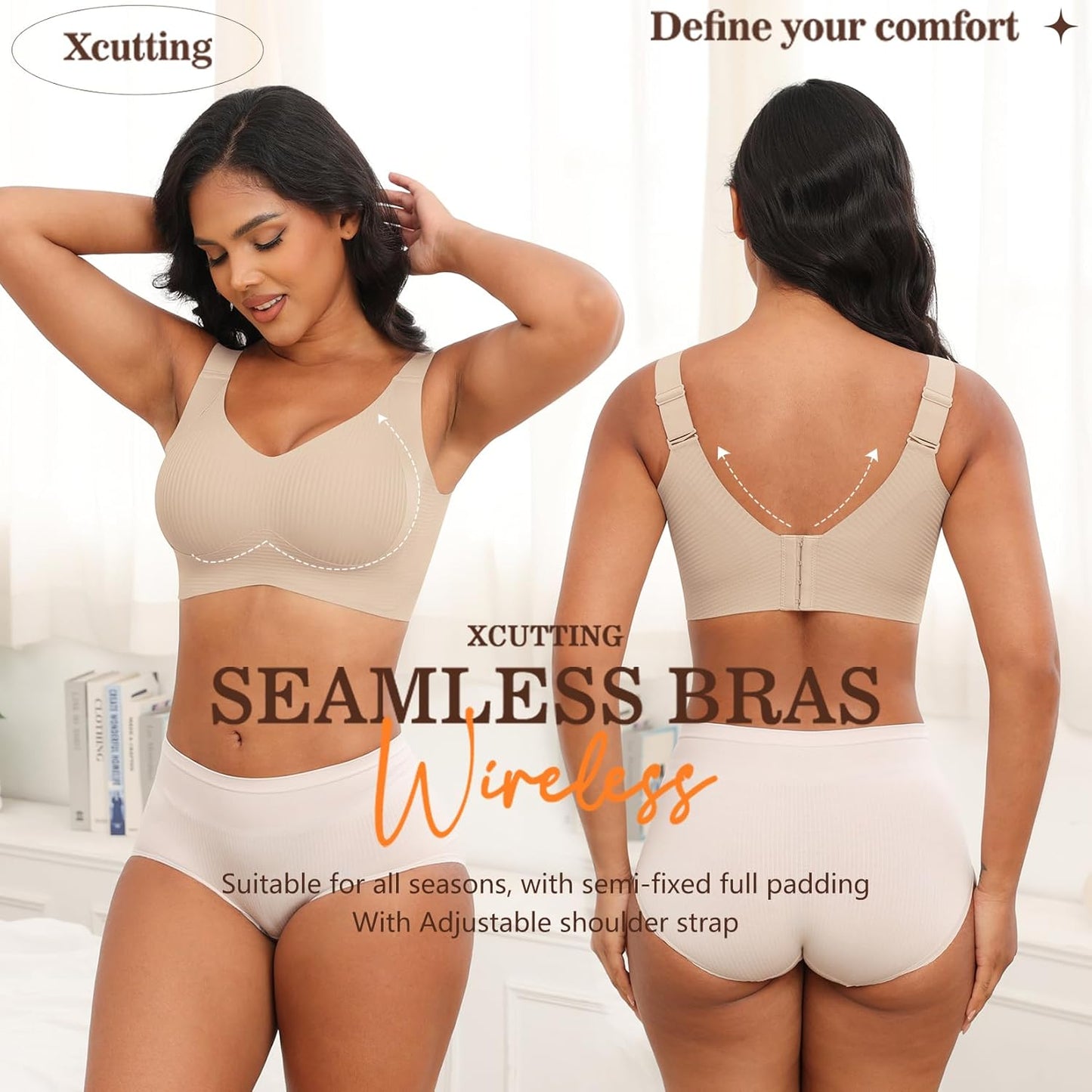 Everyday Bra Comfortable Wireless Padded Bras
