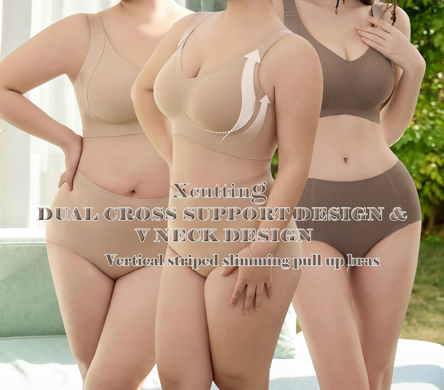 Everyday Bra Comfortable Wireless Padded Bras