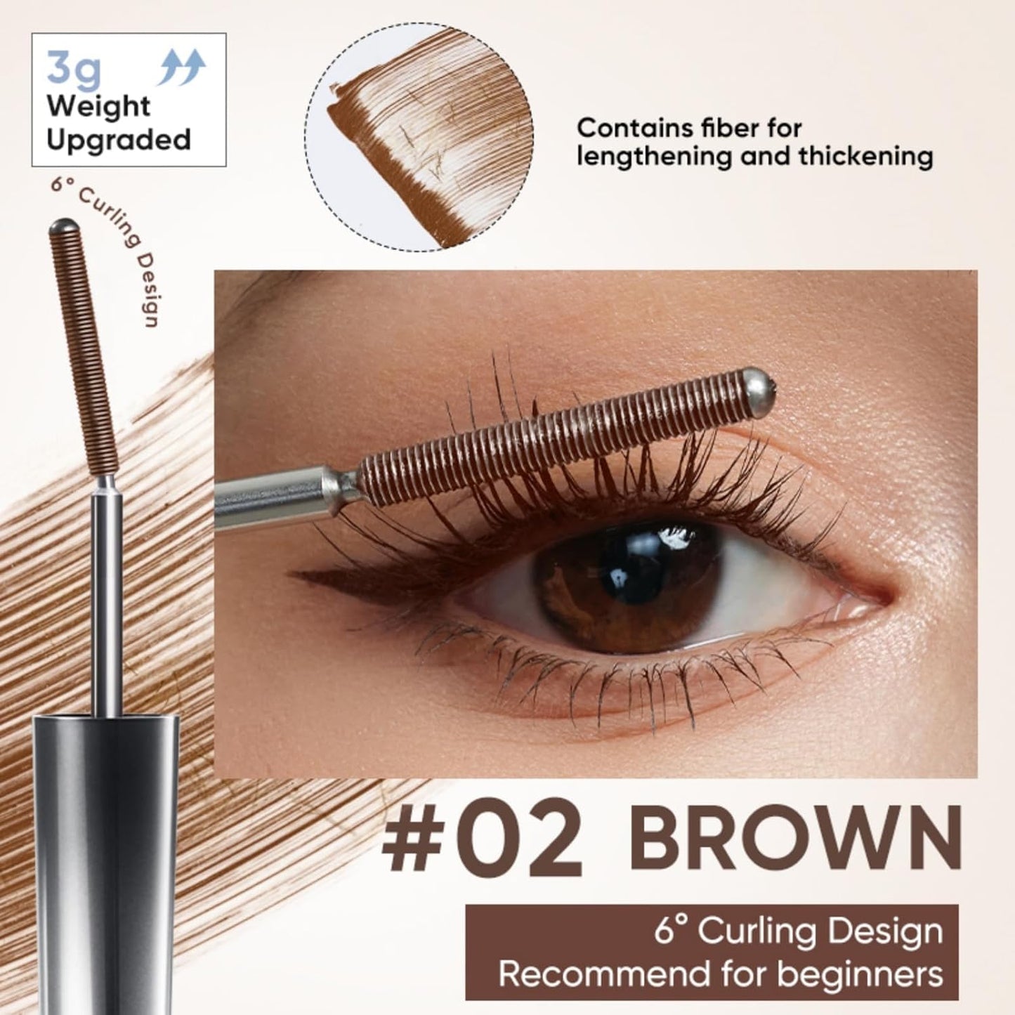 3D Curling Eyelash Iron Mascara