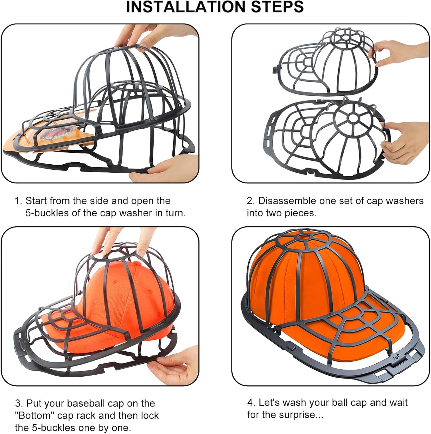 Baseball Cap Washer for Washing Machine