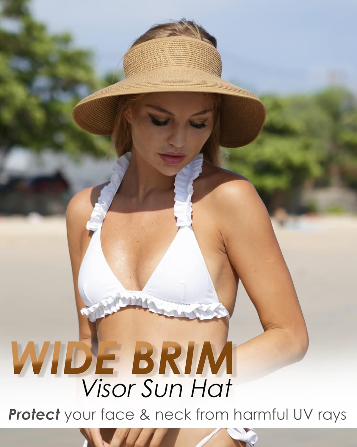 Women Wide Brim Beach Hat