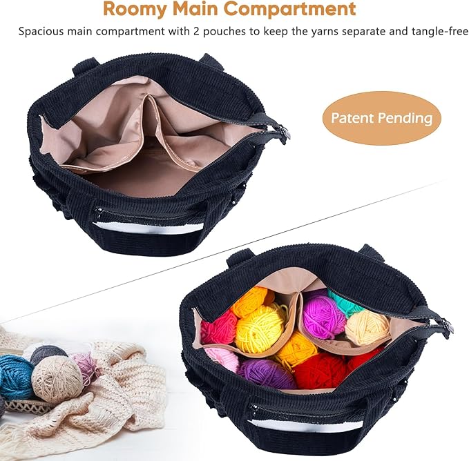 Yarn Knitting Storage Bag